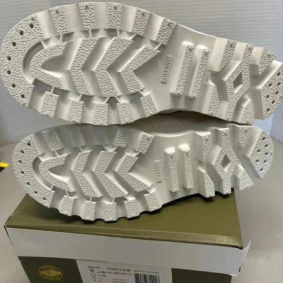 PALLADIUM HIGH TOP CANVAS CLEAT SNEAKERS MENS SIZE 10 - Picture 5 of 5